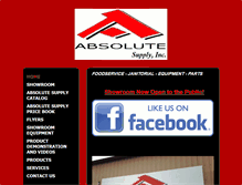 Tablet Screenshot of absolutesupplyinc.net